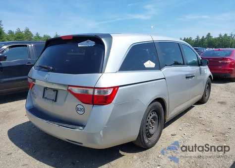 2013 Honda Odyssey Lx из США, поврежденный, VIN 5FNRL5H22DB078398